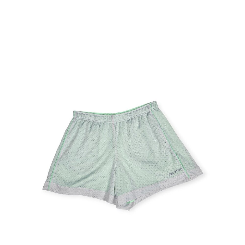 Peloton x Lululemon Mesh Running Shorts Women's Large Mint Green